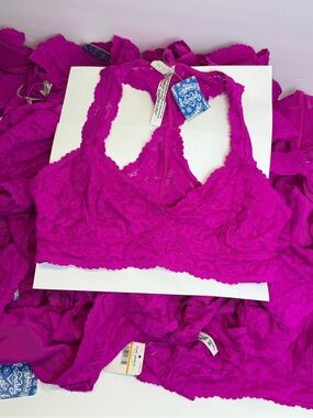 Lot 45 Free People Intimately Lace Bra Top Wholesale Clothing Resale Bundle Bulk
